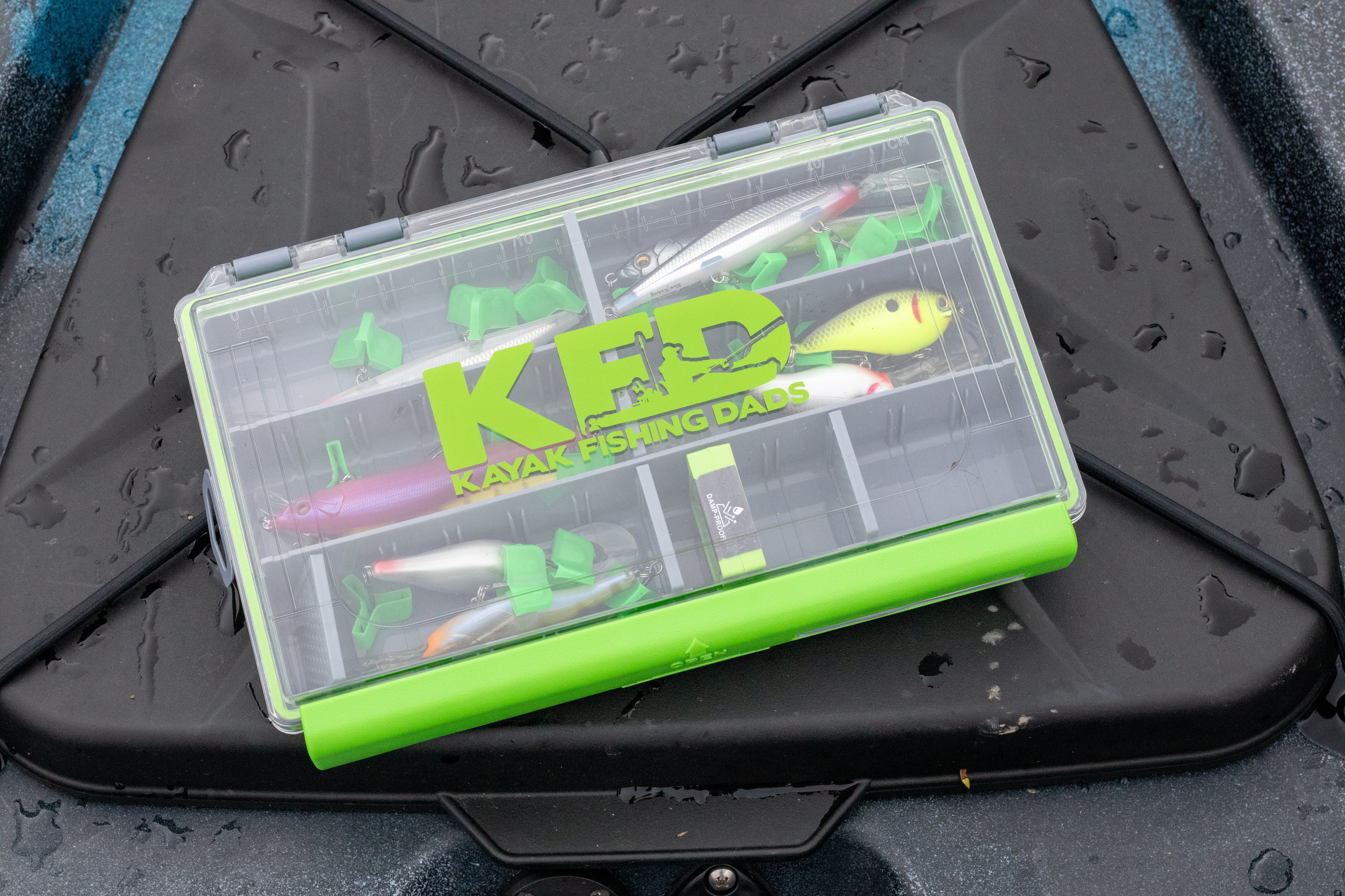 KFD Tackle Box – Kayak Fishing Dads KFD Tackle Box – Kayak Fishing Dads