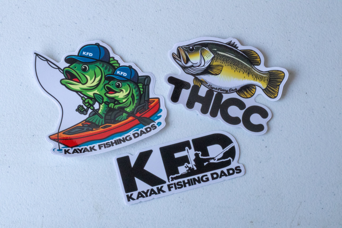 Sticker Pack - Kayak Fishing Dads